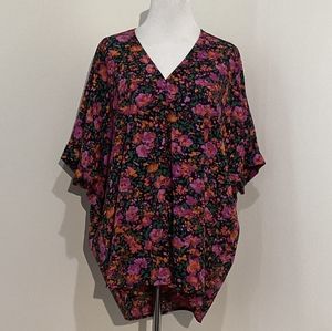 Jodifl Women's Floral Sleeveless Pull over Blouse